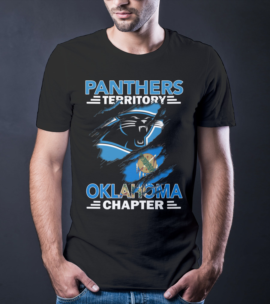 Panthers Territory Oklahoma Chapter Flag And Panther T-Shirt