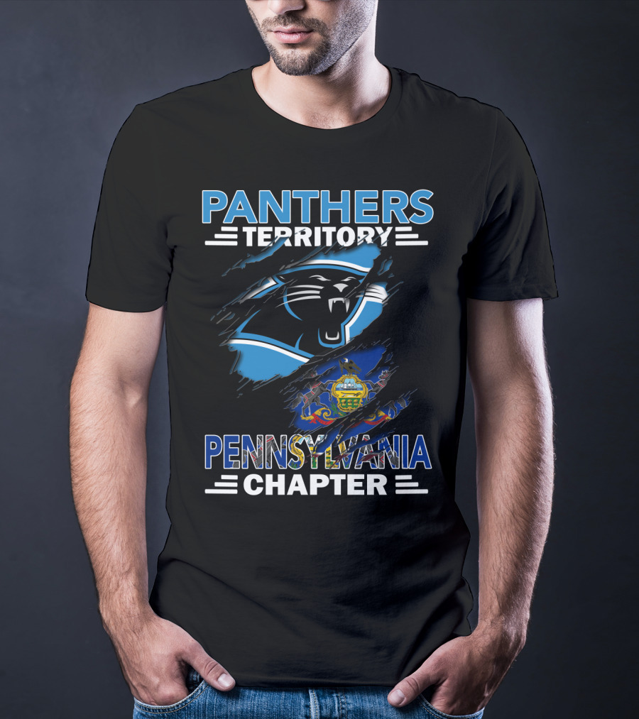 Panthers Territory Pennsylvania Chapter NFL Football Fan T-Shirt