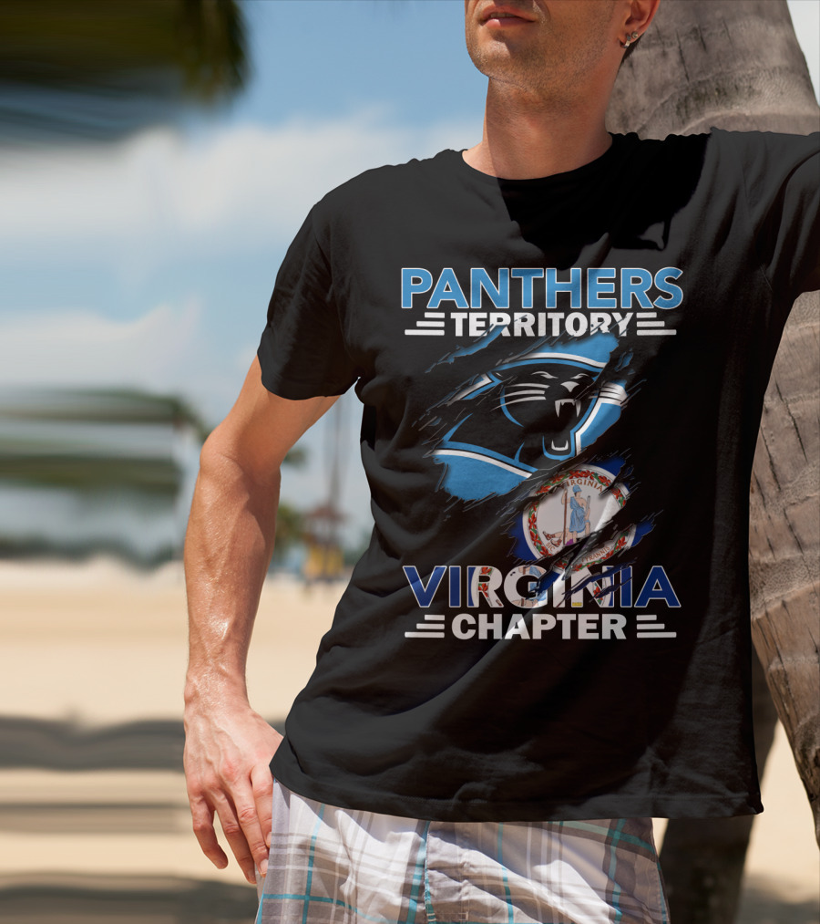 Panthers Territory Virginia Chapter Carolina Panthers Fan Club T-Shirt