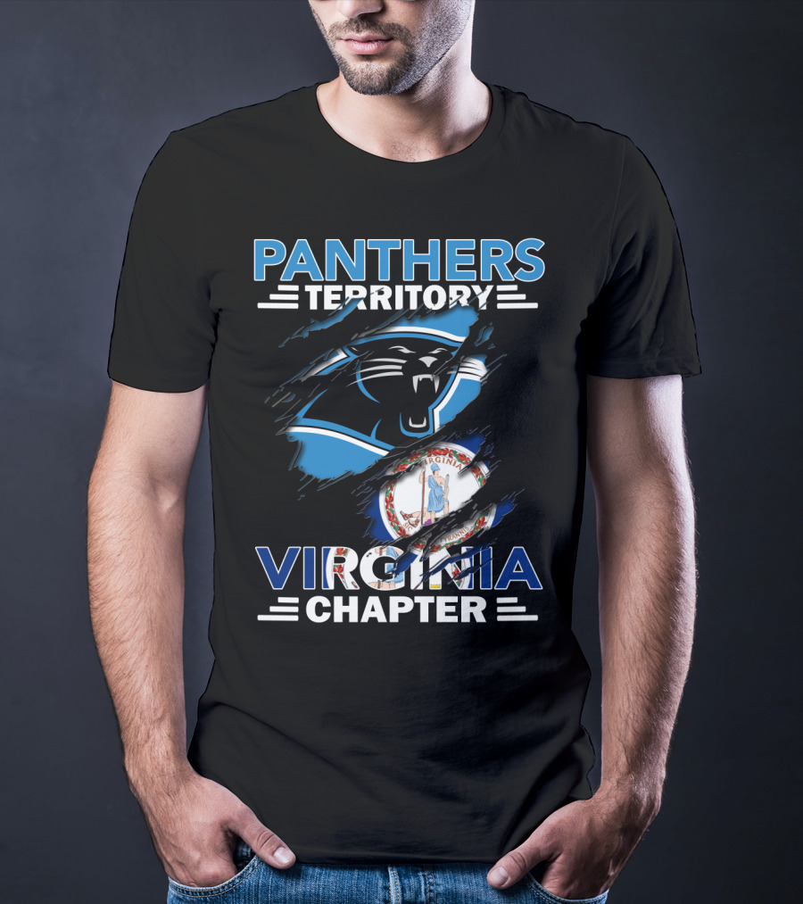 Panthers Territory Virginia Chapter Carolina Panthers Fan Club T-Shirt