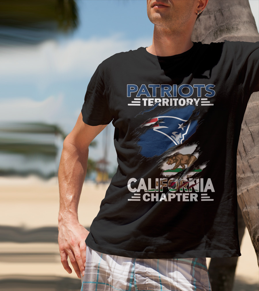 Patriots Territory California Chapter Sports Team Fan Club T-Shirt