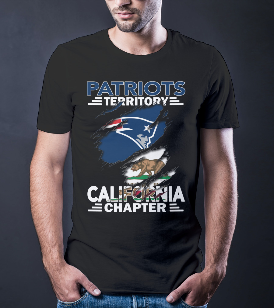 Patriots Territory California Chapter Sports Team Fan Club T-Shirt