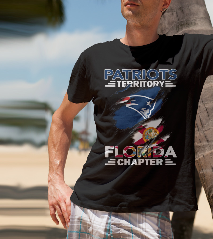 Patriots Territory Florida Chapter Flag Logo Inspired T-Shirt