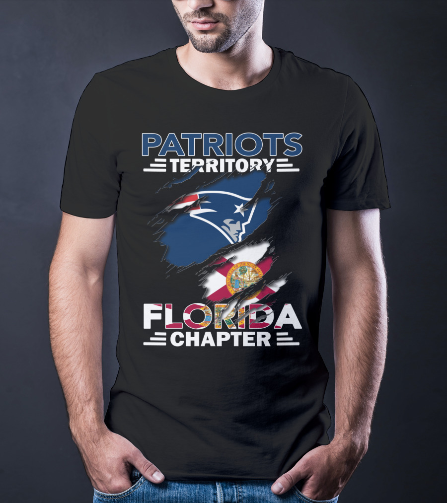 Patriots Territory Florida Chapter Flag Logo Inspired T-Shirt