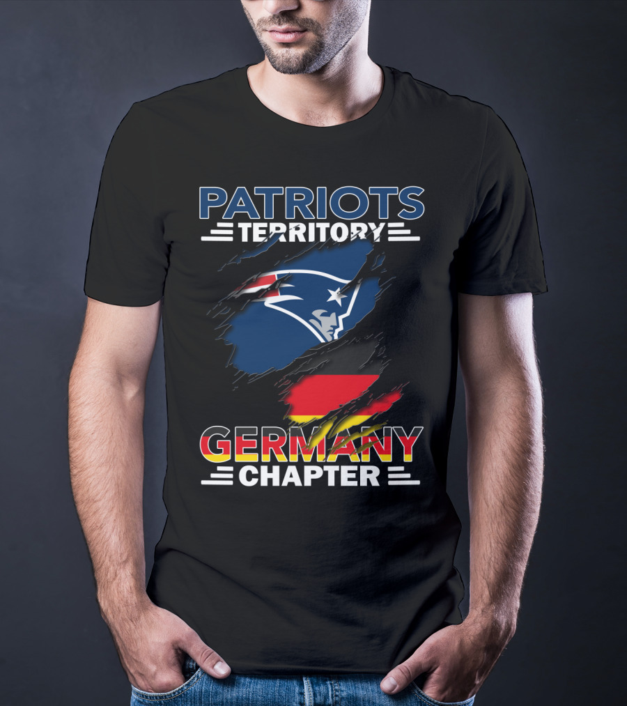 Patriots Territory Germany Chapter Flag T-Shirt