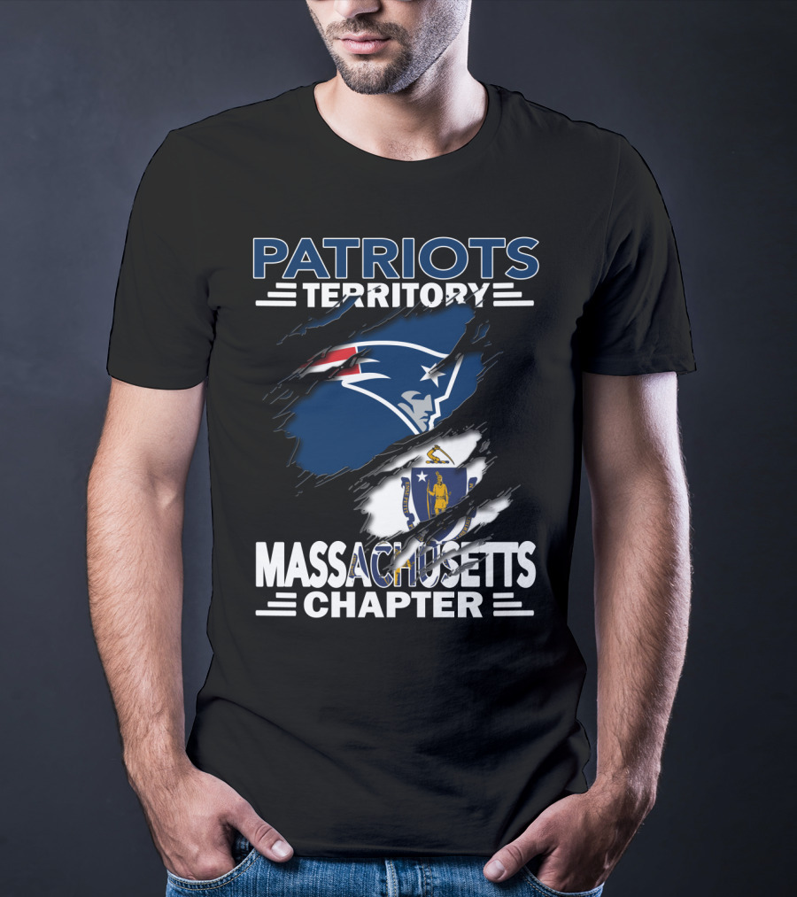 Patriots Territory Massachusetts Chapter New England Football Fan Gear T-Shirt