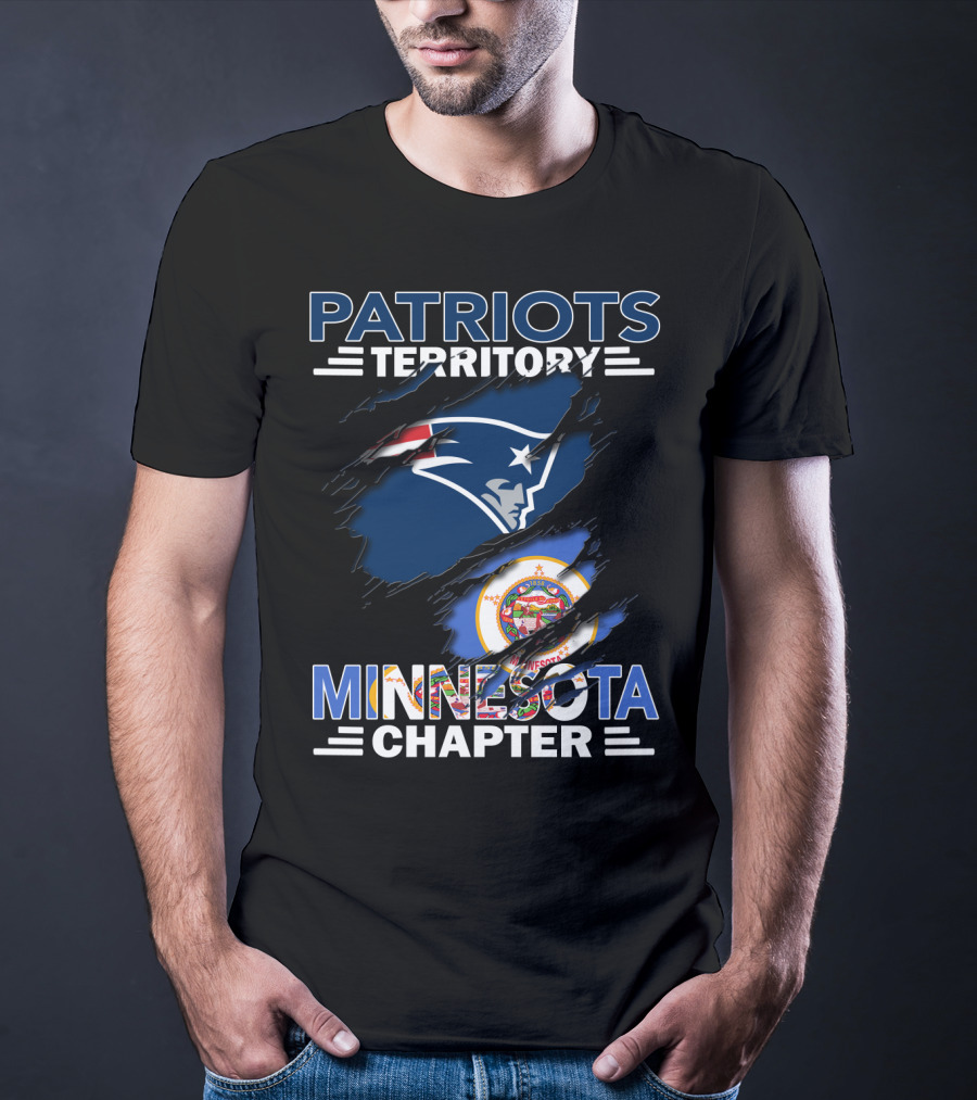 Patriots Territory Minnesota Chapter New England Football Fan Club T-Shirt