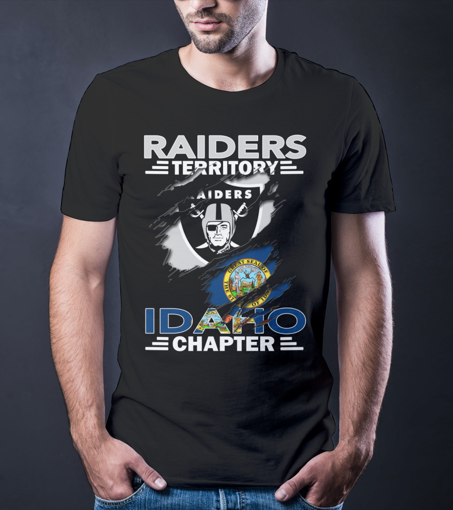 Raiders Territory Idaho Chapter Great Seal Of Idaho And Raiders T-Shirt