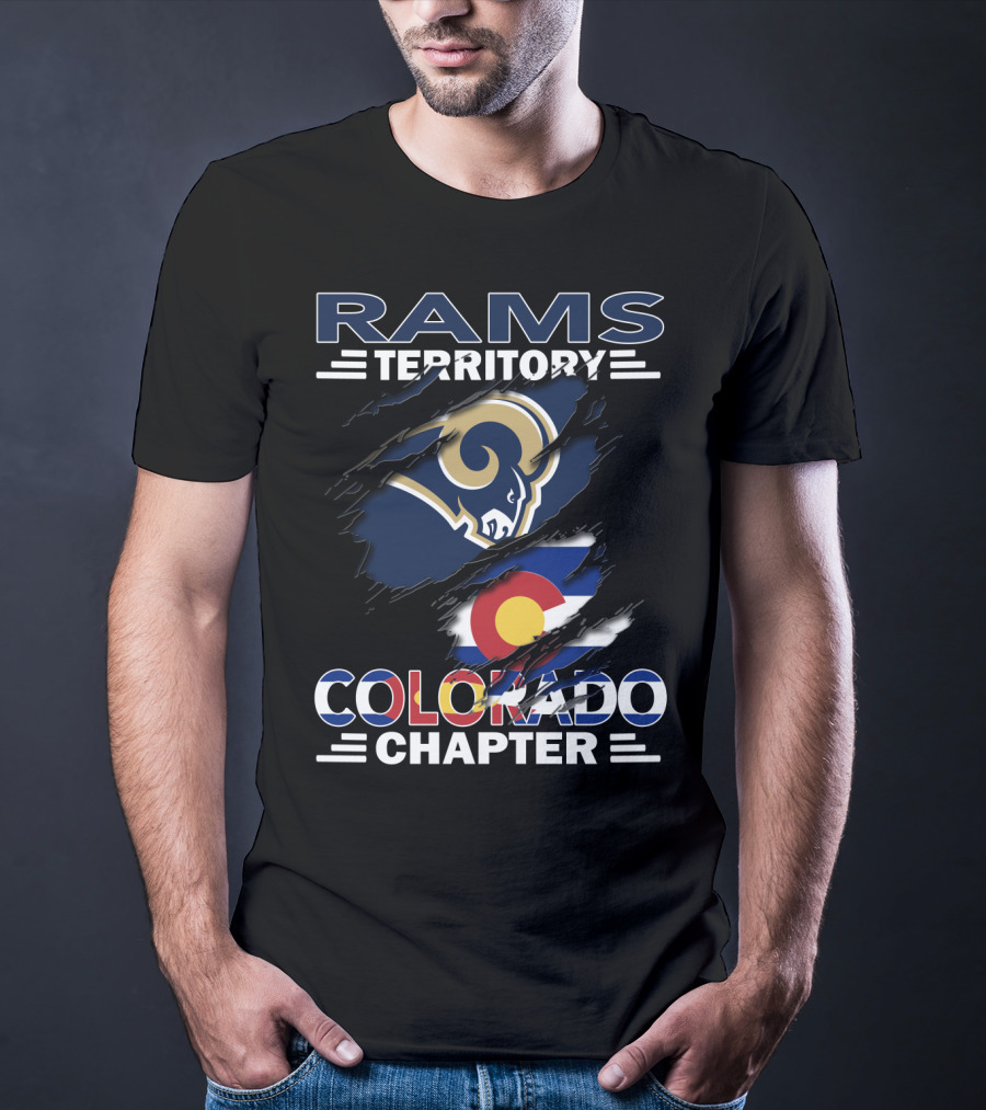 Rams Territory Colorado Chapter Flag Integration T-Shirt