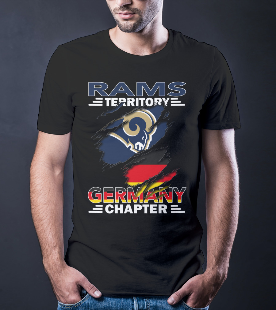 Rams Territory Germany Chapter Flag T-Shirt