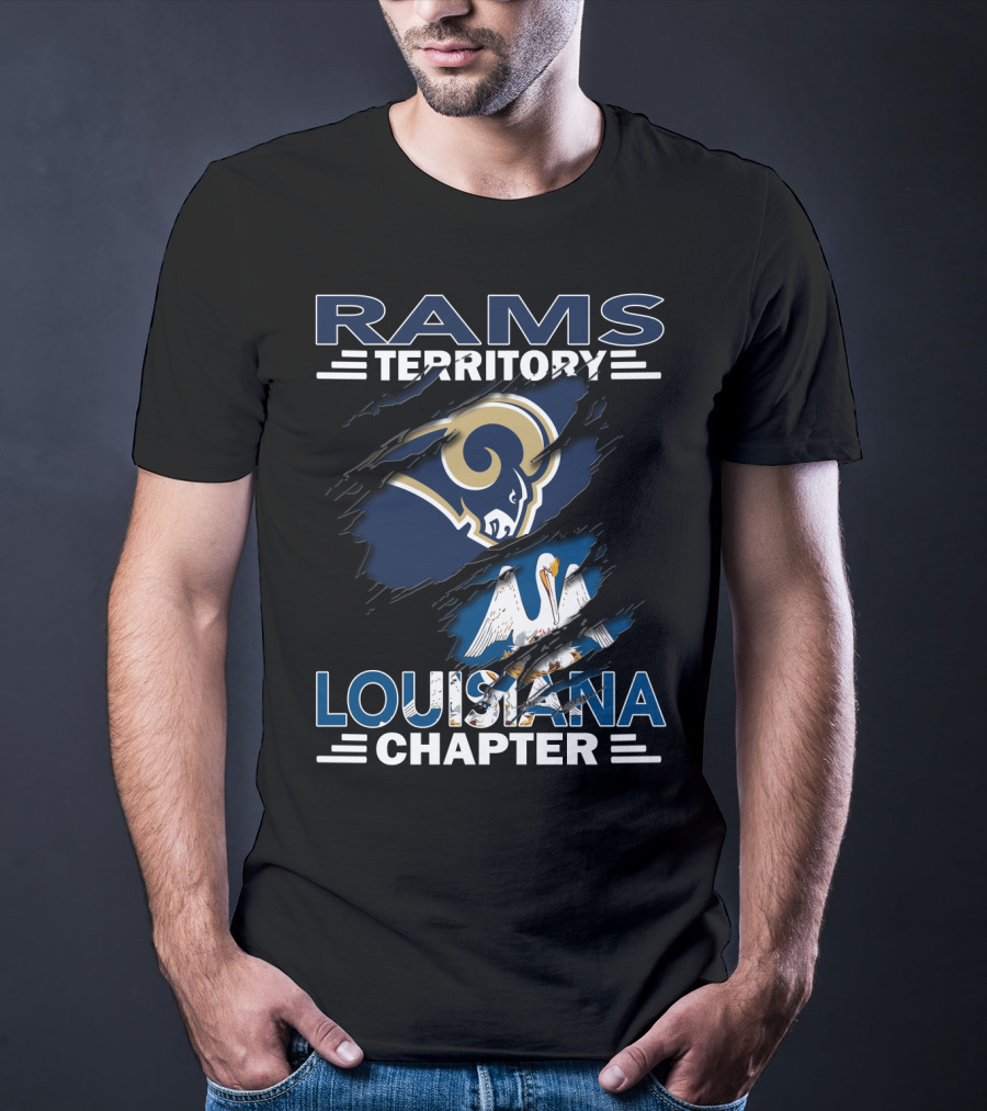 Rams Territory Louisiana Chapter Pelican T-Shirt