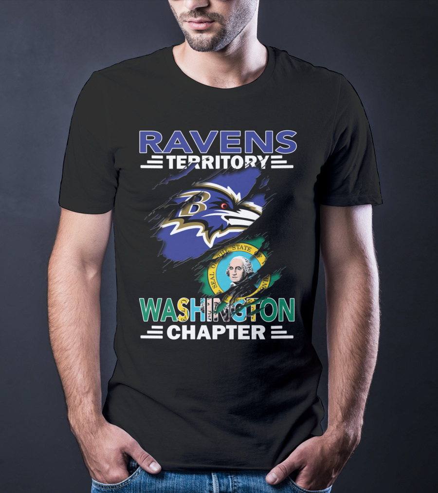 Ravens Territory Washington Chapter Seal Of The State Of Washington T-Shirt