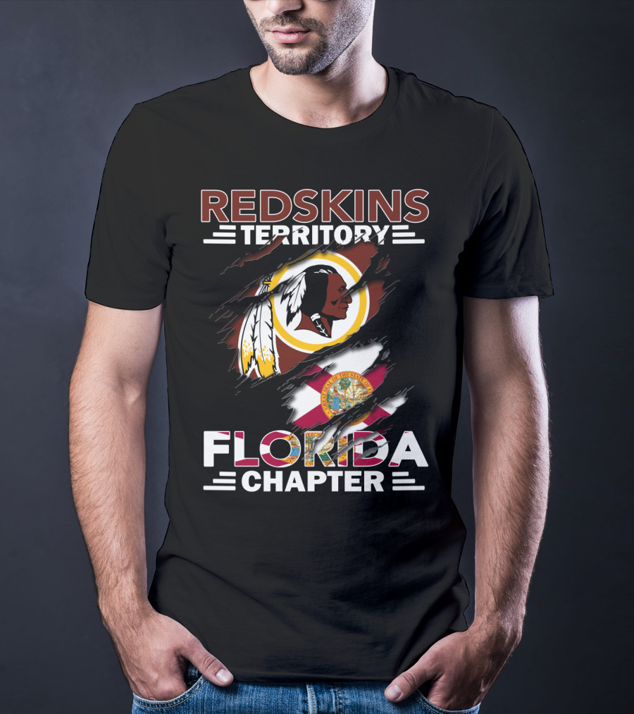Redskins Territory Florida Chapter Washington Football Team Fan Base T-Shirt