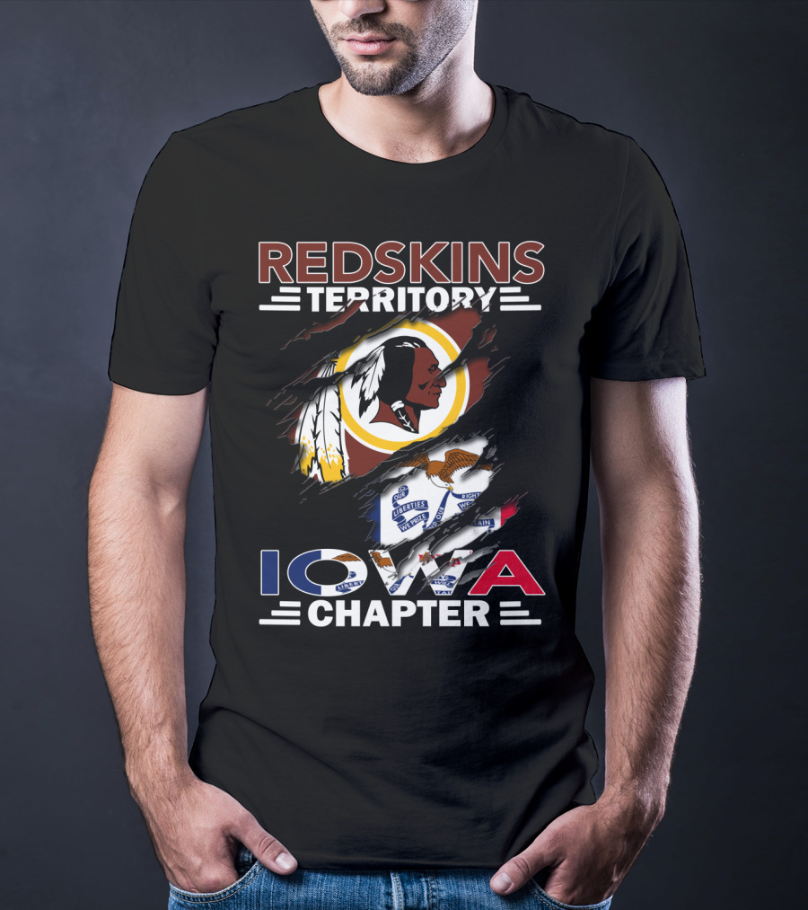 Redskins Territory Iowa Chapter Football Fan Community T-Shirt