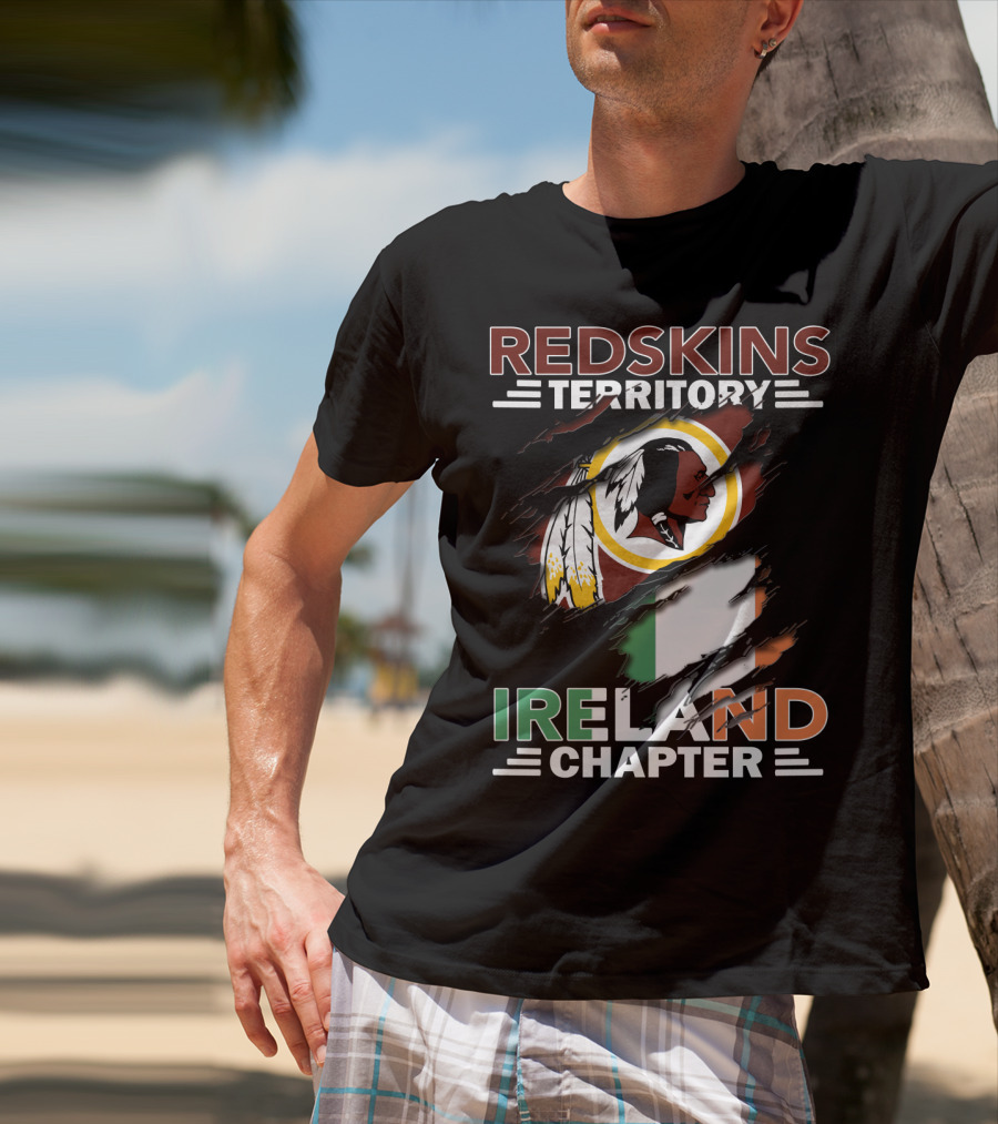 Redskins Territory Ireland Chapter Flag Symbolism T-Shirt