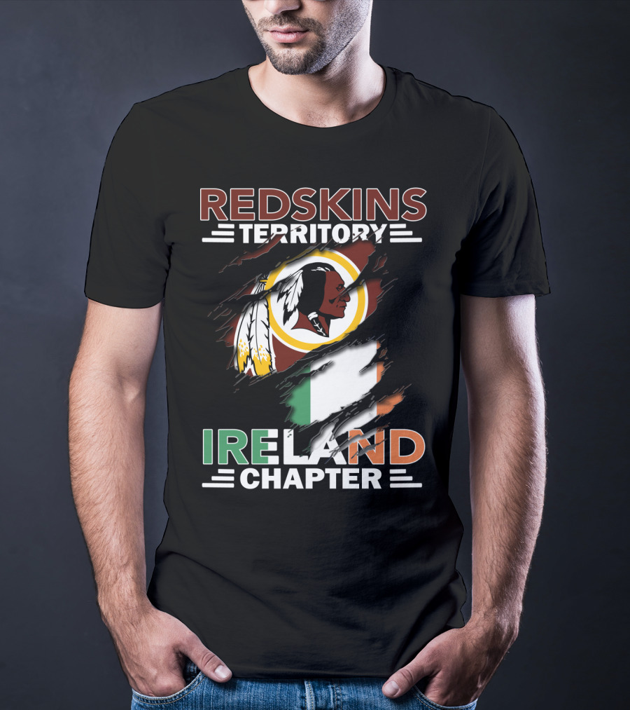 Redskins Territory Ireland Chapter Flag Symbolism T-Shirt