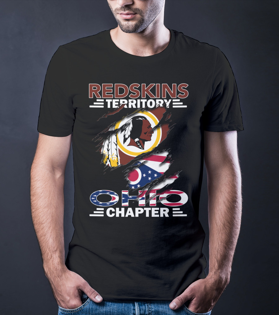 Redskins Territory Ohio Chapter Football Fan Club T-Shirt