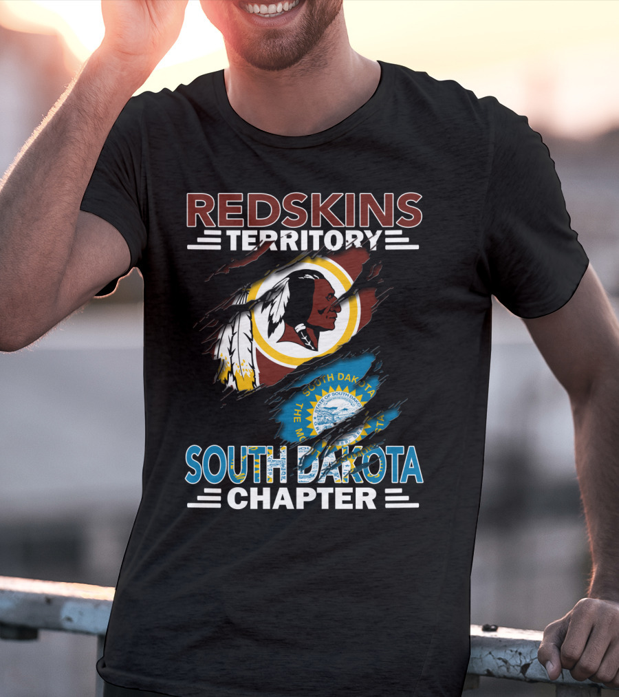 Redskins Territory South Dakota Chapter American Football Fan Community T-Shirt