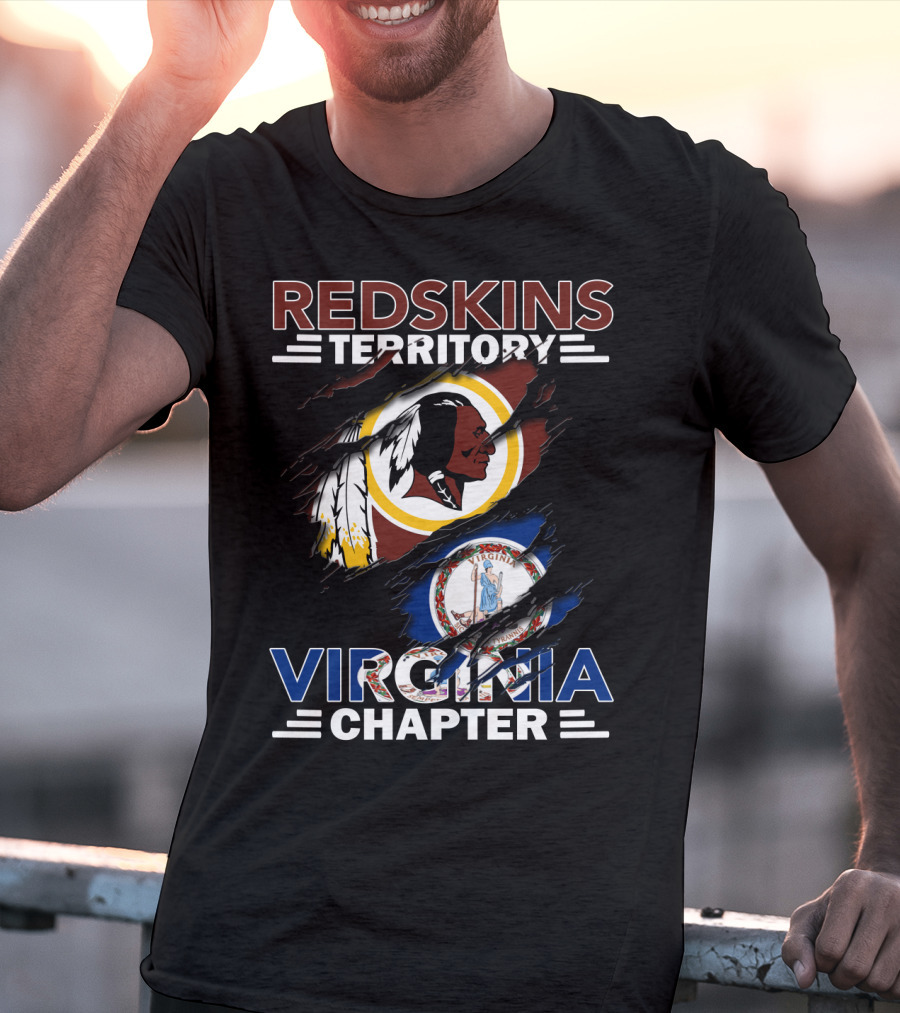 Redskins Territory Virginia Chapter Flag T-Shirt