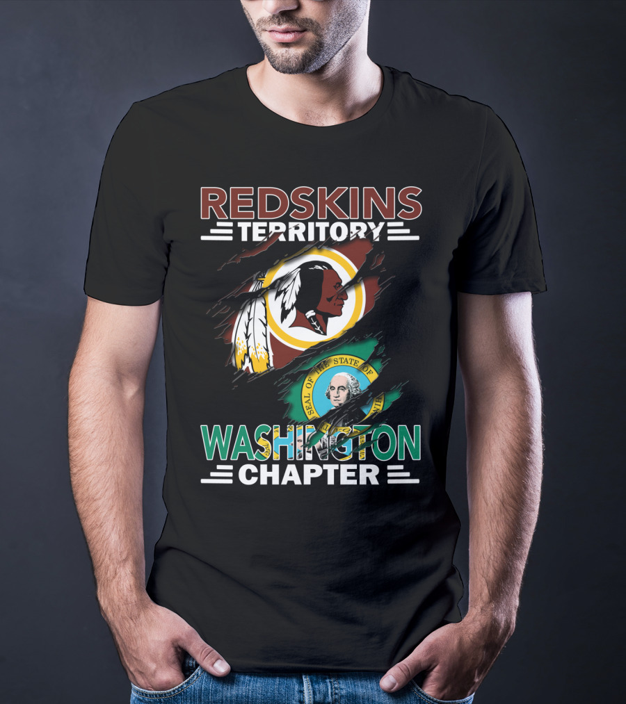Redskins Territory Washington Chapter Seal Of The State Of Washington T-Shirt