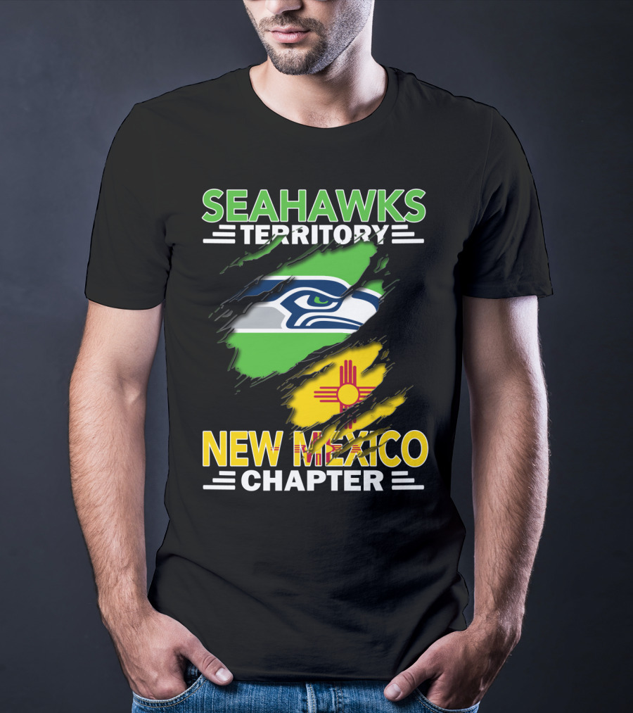 Seahawks Territory New Mexico Chapter Football Fan Zone T-Shirt