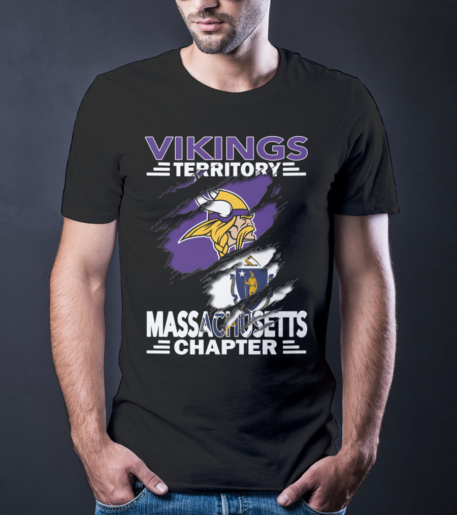 Vikings Territory Massachusetts Chapter NFL Fan Community T-Shirt