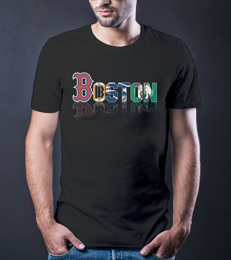 Boston Red Sox Bruins Patriots Celtics City T-Shirt