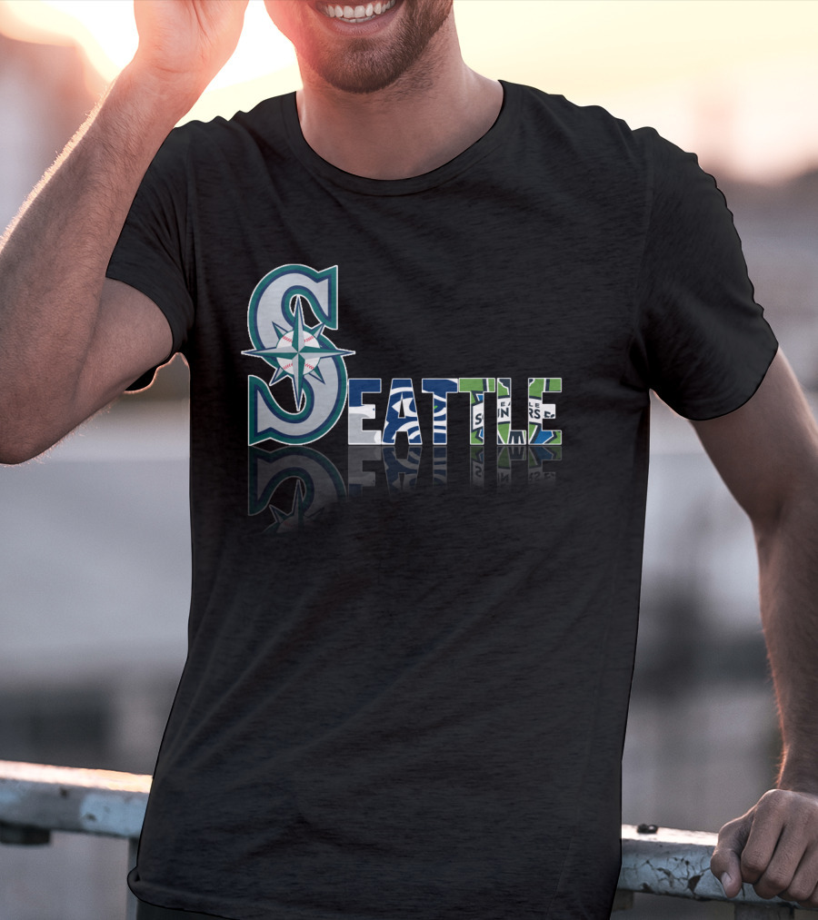 Seattle Mariners Seahawks Sounders City T-Shirt