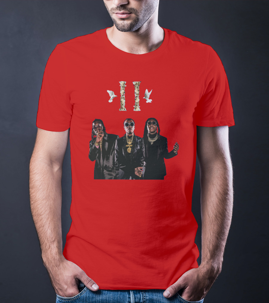Migos Culture II Album Red Cover T-Shirt