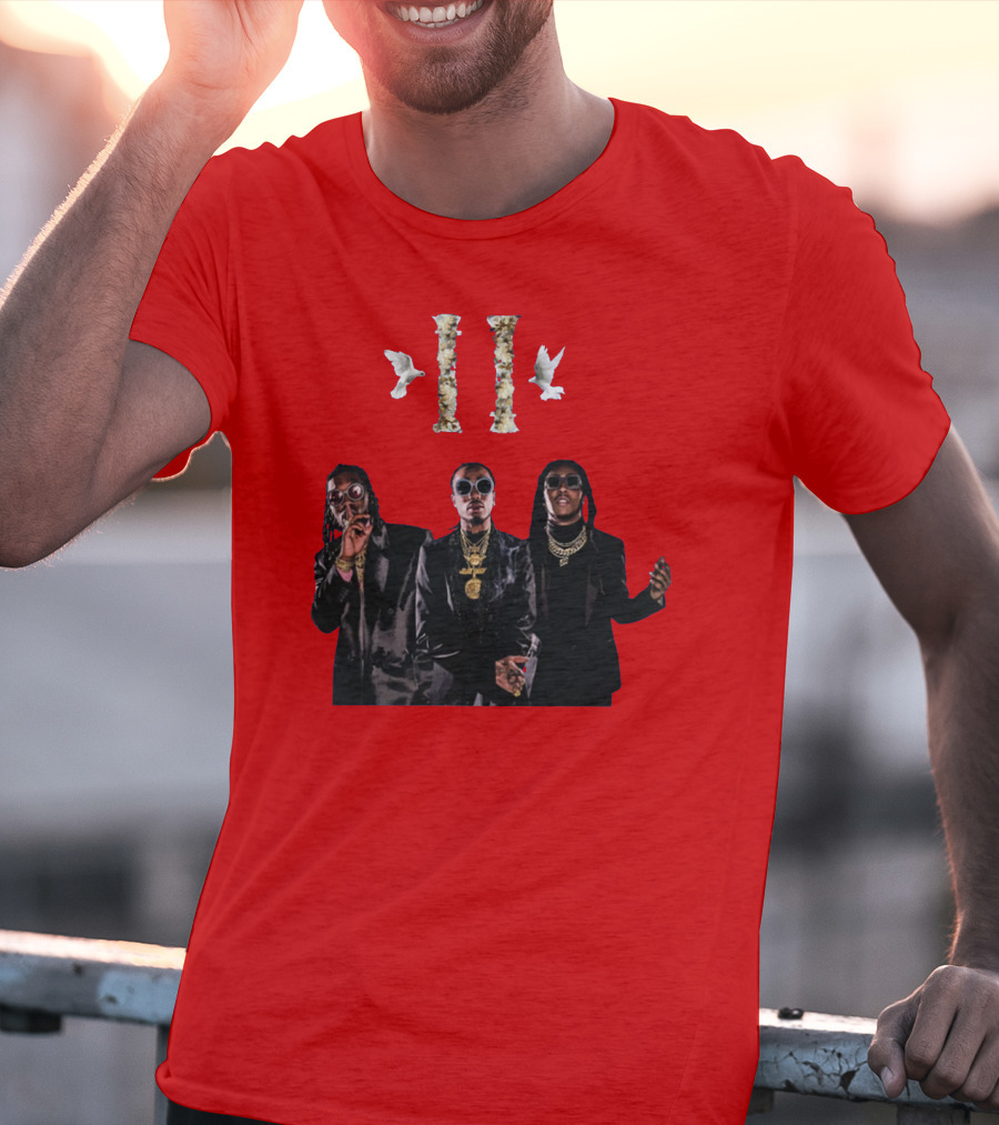 Migos Culture II Album Red Cover T-Shirt