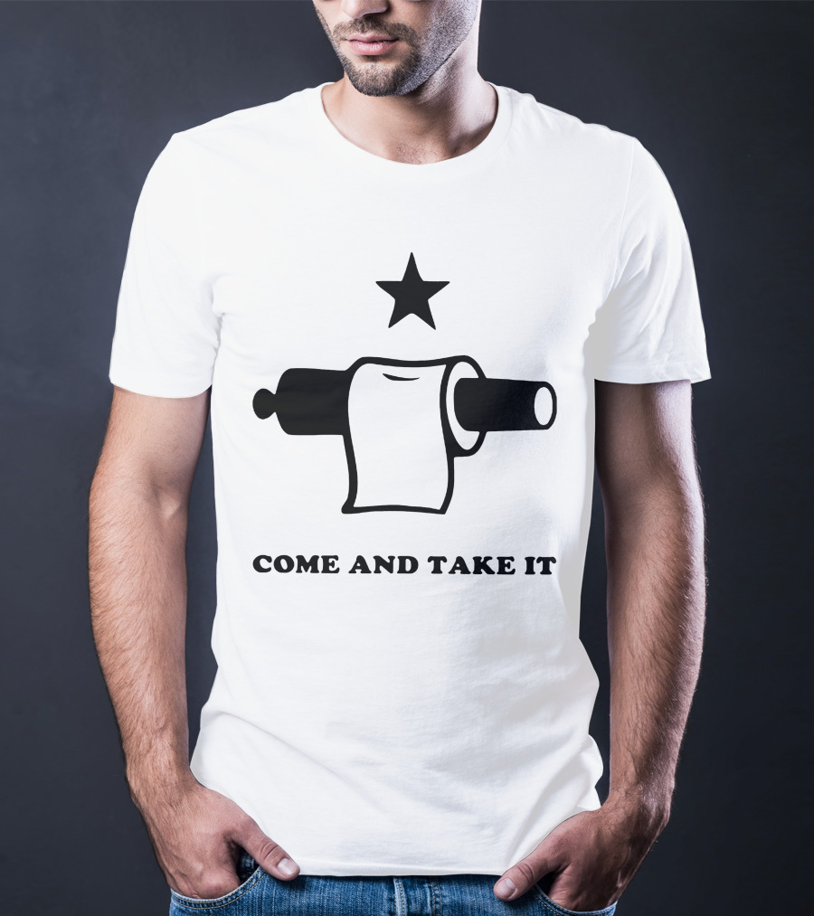 Demolition Ranch Merch Come And Take It Toilet Paper Cannon Star T-Shirt