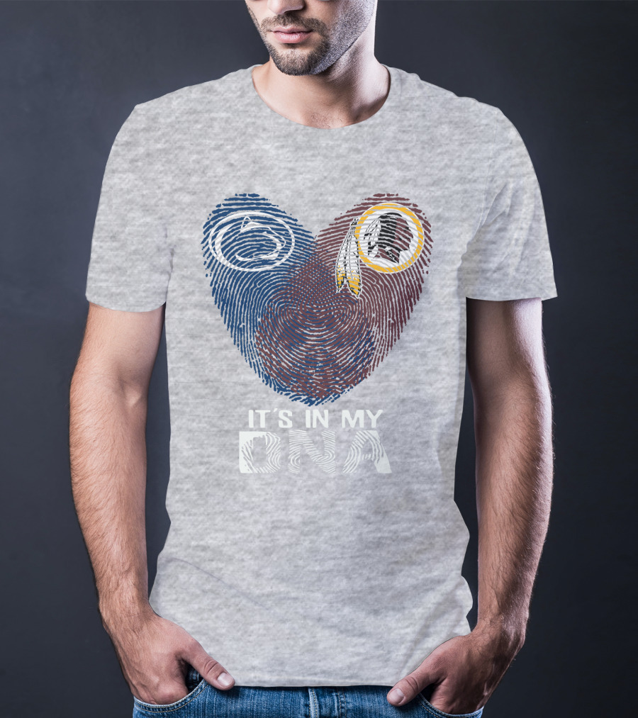 Penn State Nittany Lions Washington Redskins It's In My Dna T-Shirt
