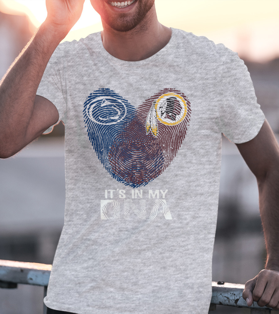 Penn State Nittany Lions Washington Redskins It's In My Dna T-Shirt