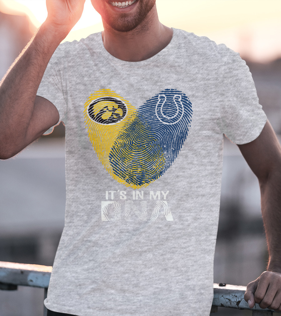 Indianapolis Colts Iowa Hawkeyes It's In My Dna T-Shirt