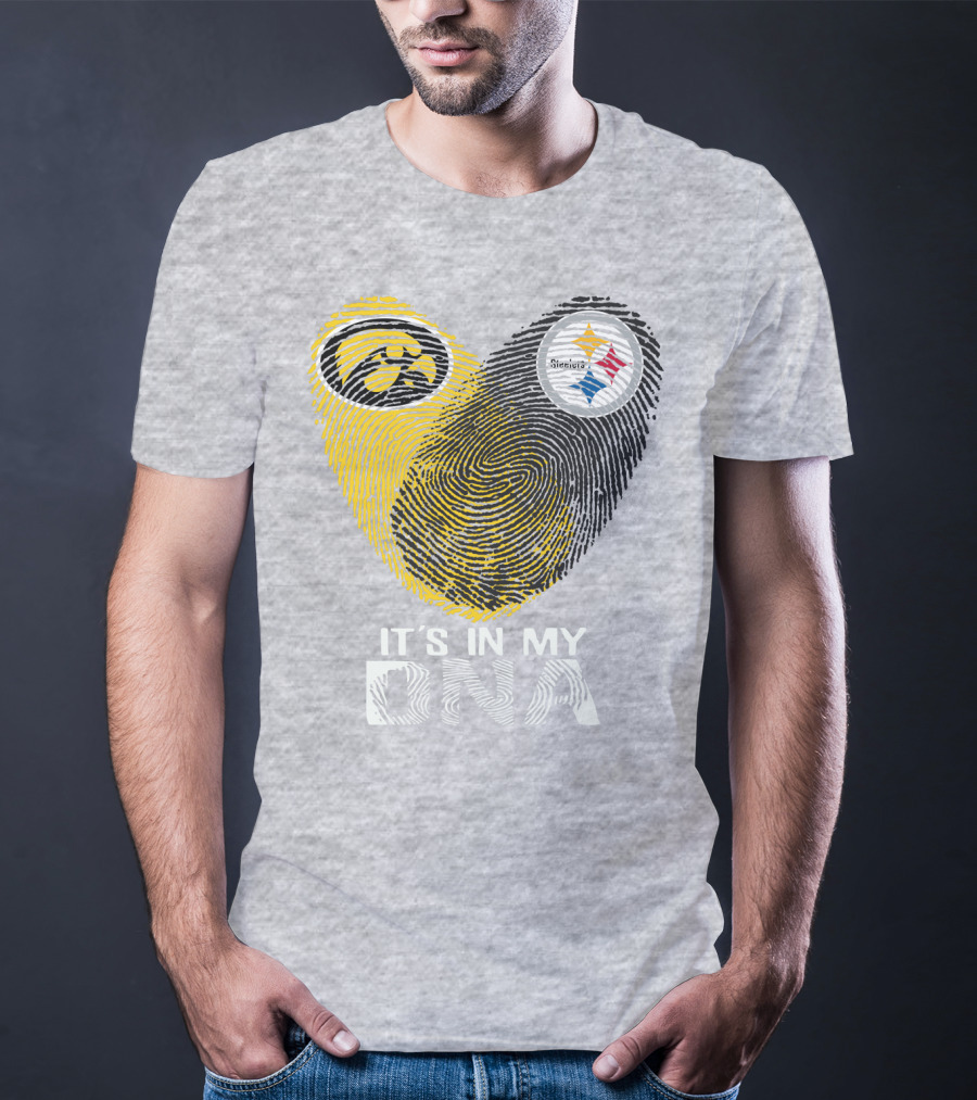 Pittsburgh Steelers Iowa Hawkeye It's In My Dna T-Shirt