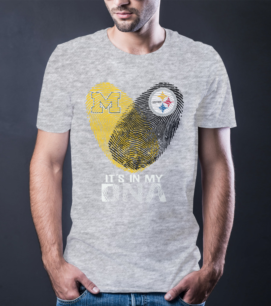 Pittsburgh Steelers Michigan It's In My Dna T-Shirt