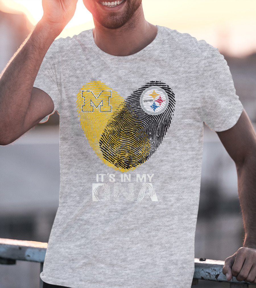 Pittsburgh Steelers Michigan It's In My Dna T-Shirt