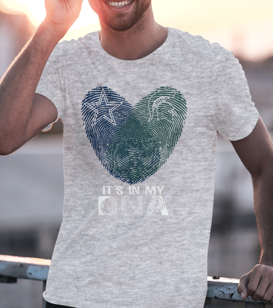 Dallas Cowboys Michigan State It's In My Dna T-Shirt