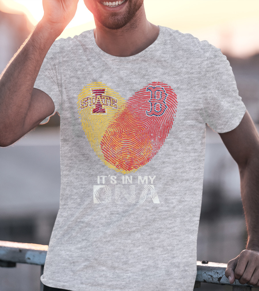 Boston Red Sox Iowa State It's In My DNA T-Shirt