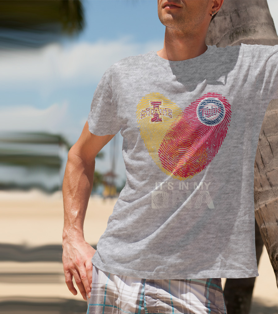 It's In My DNA Iowa State Twins T-Shirt