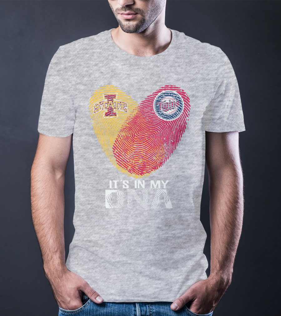 It's In My DNA Iowa State Twins T-Shirt