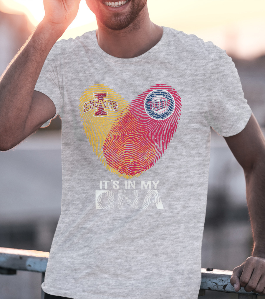 It's In My DNA Iowa State Twins T-Shirt
