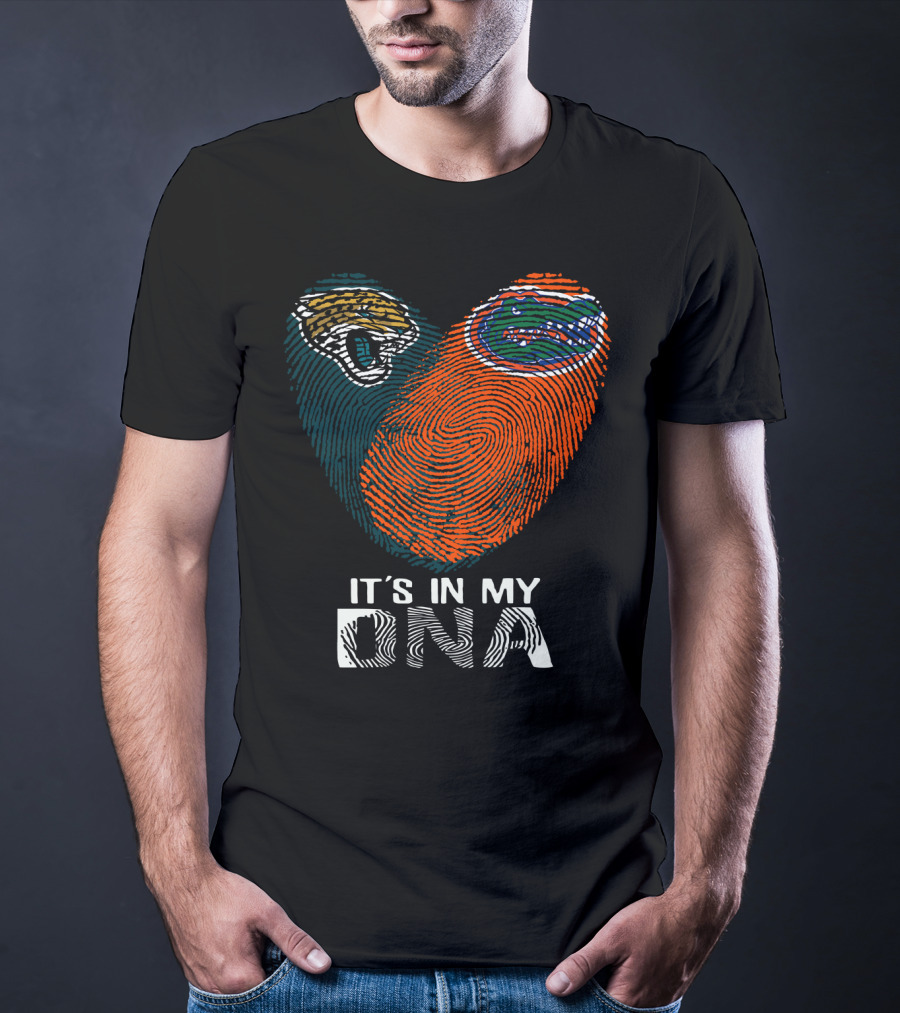 It's In My Dna Florida Gators Jacksonville Jaguars T-Shirt