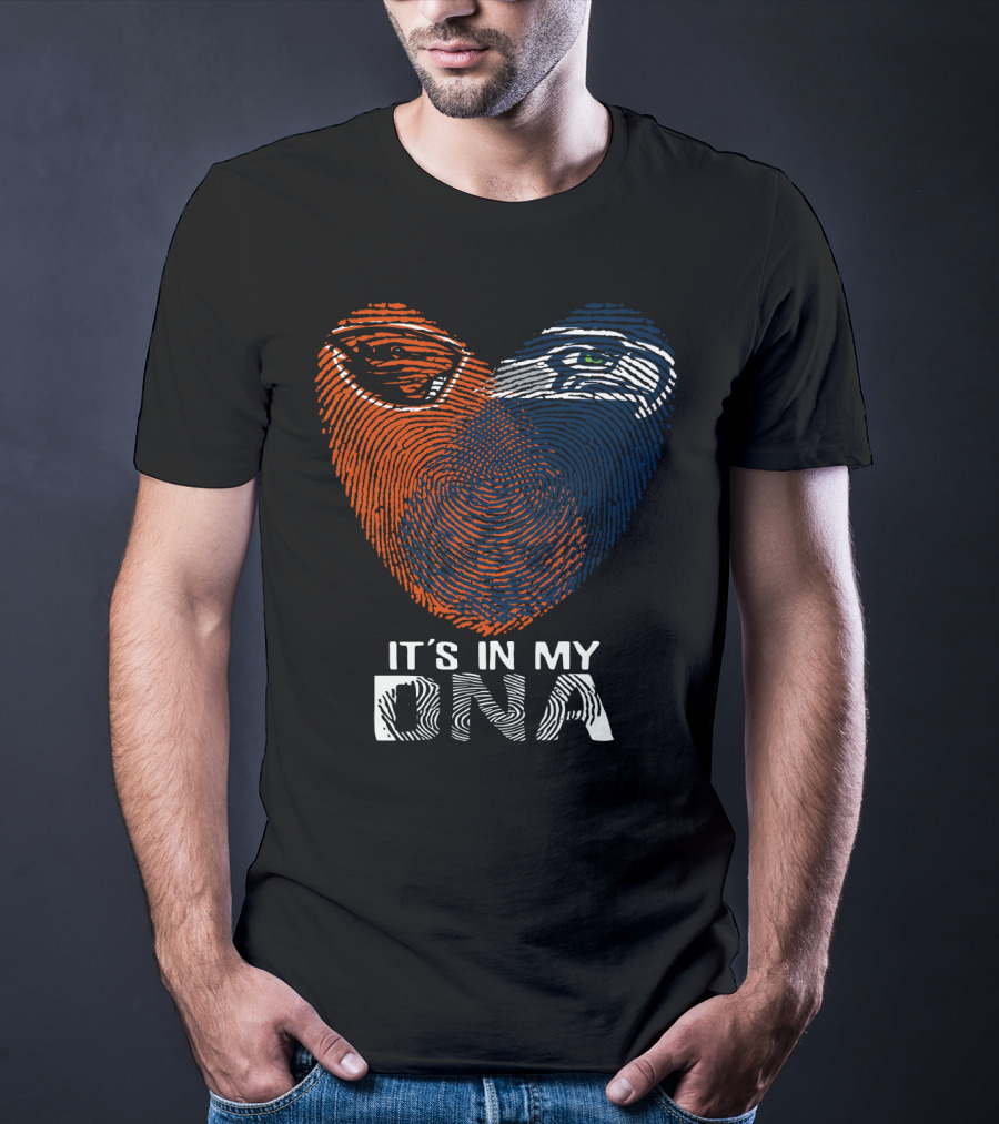 It's In My Dna Oregon State Beavers Seattle Seahawks T-Shirt