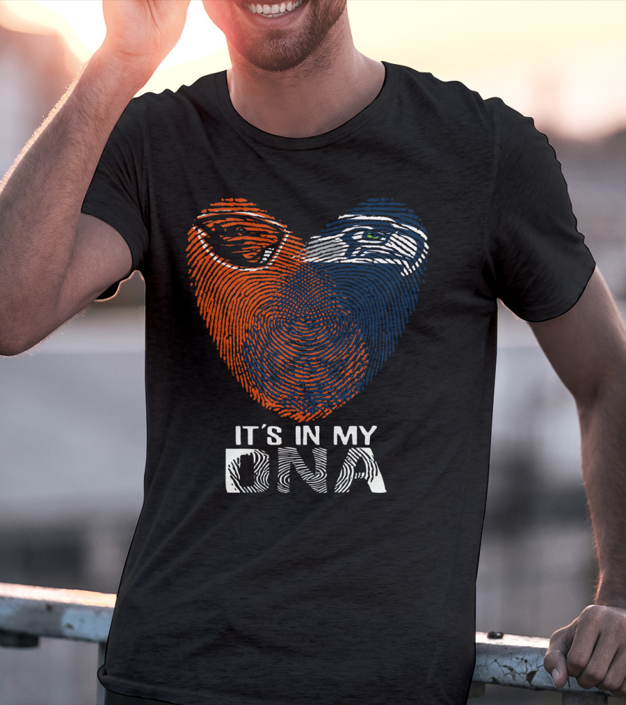 It's In My Dna Oregon State Beavers Seattle Seahawks T-Shirt