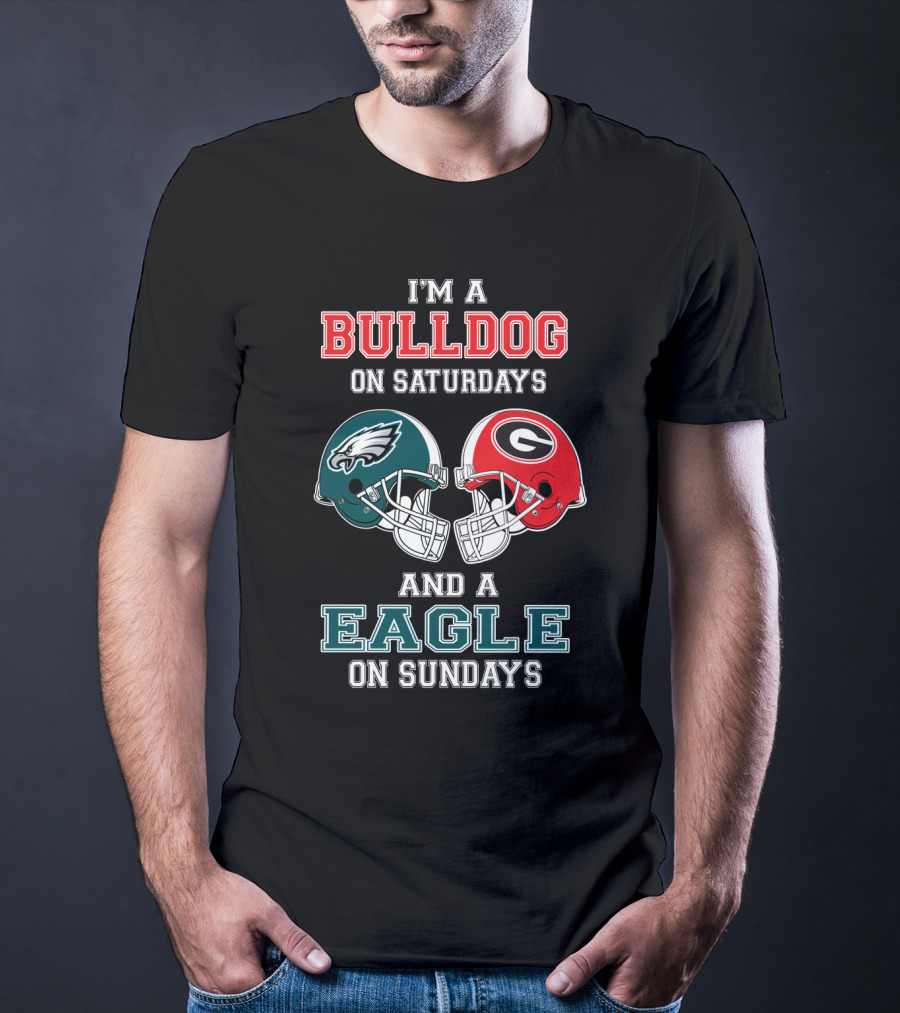 I'm A Bulldog On Saturdays And A Eagle On Sundays T-Shirt