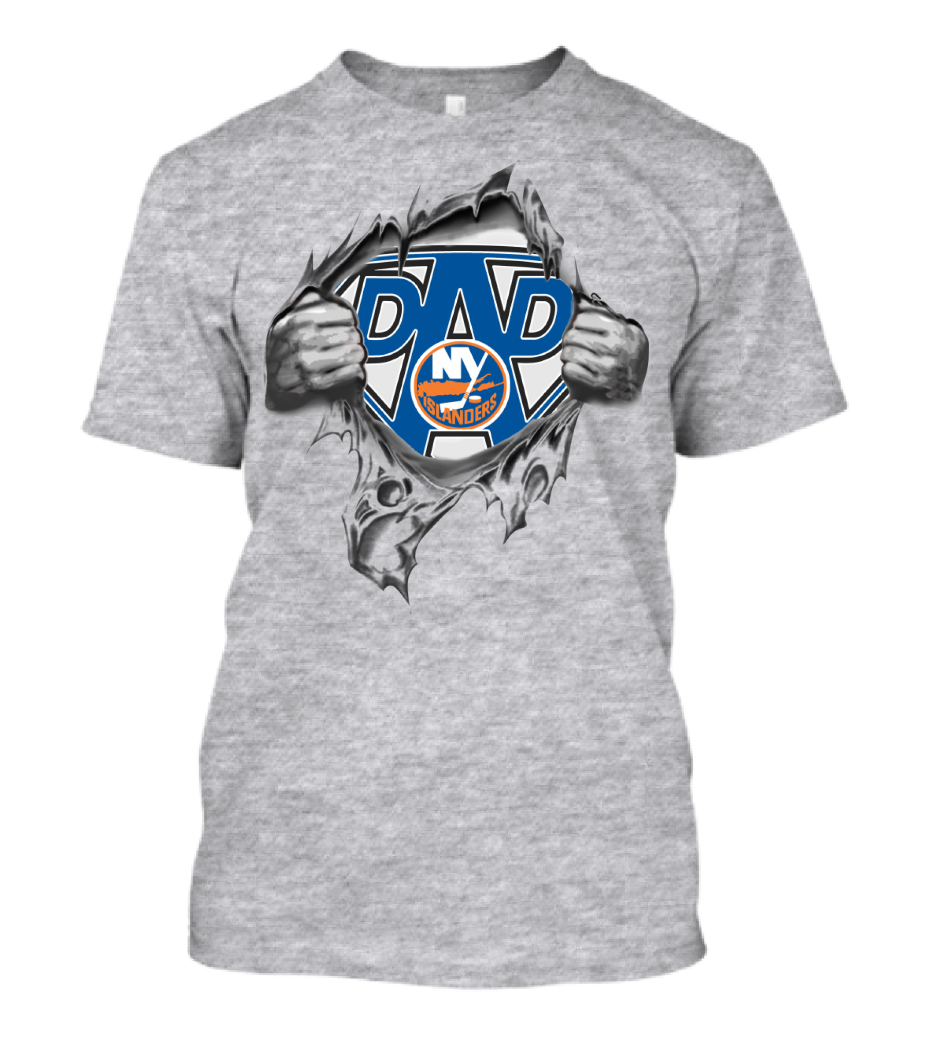 New York Islanders Super Dad Hero T-Shirt