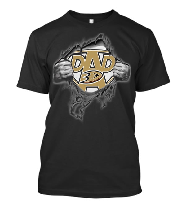 Anaheim Ducks Super Dad Father's Day T-Shirt
