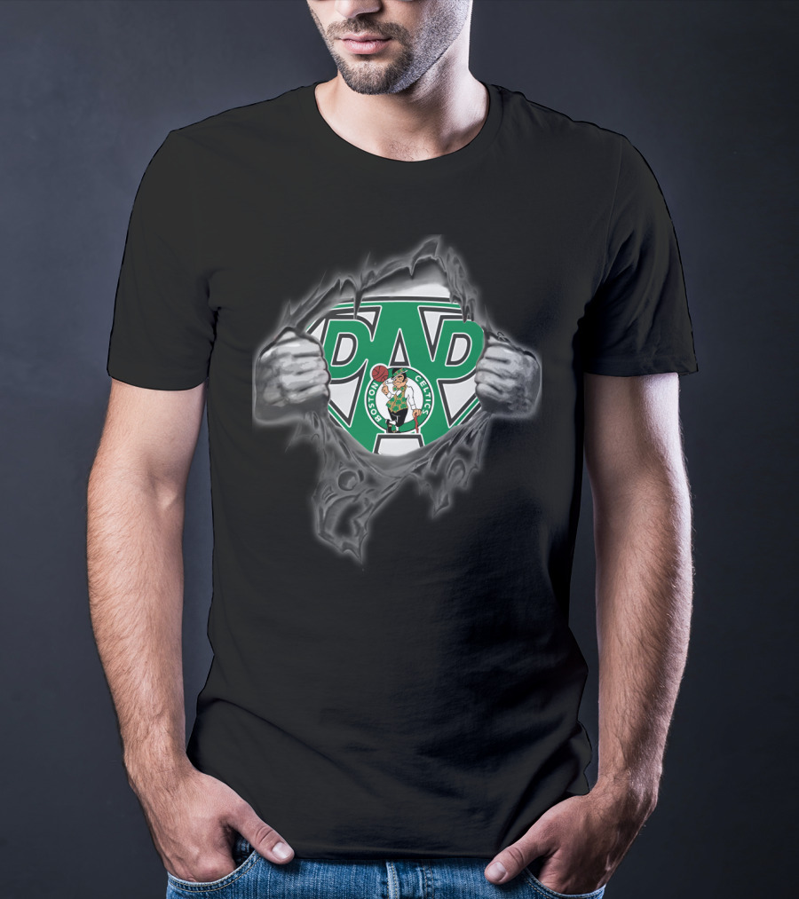 Boston Celtics Super Dad T-Shirt