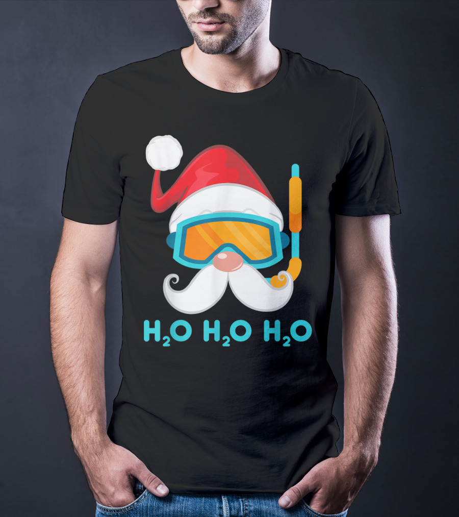 Santa Claus H2O Snorkeling Lover T-Shirt